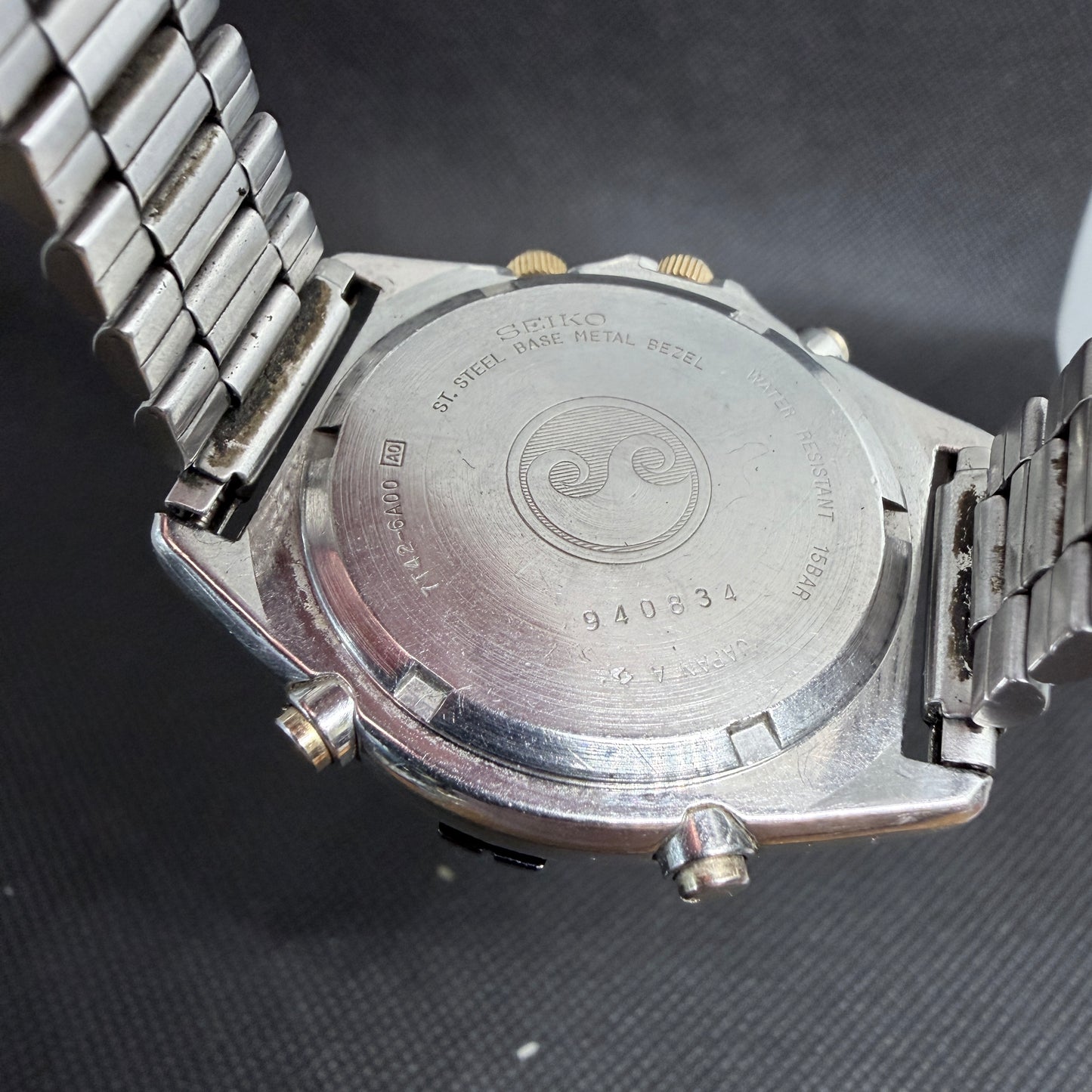 Vintage Seiko Quartz Chronograph 7T42-6A00