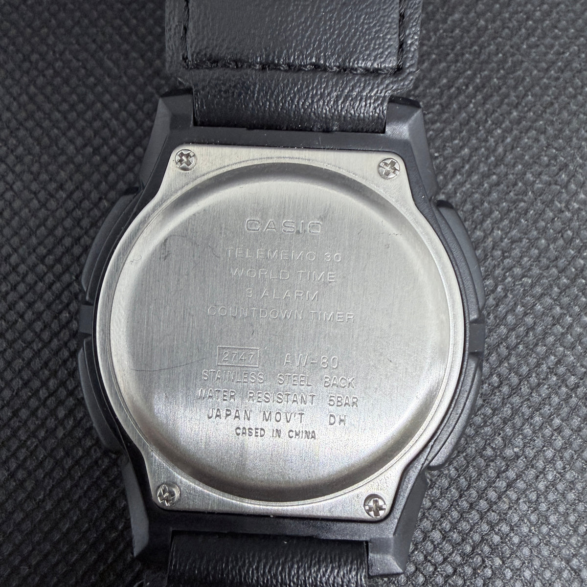 Neo-Vintage Casio Telememo 30 Ana-Digi "Outdoorsman" – (Ref. AW-80V-3B)