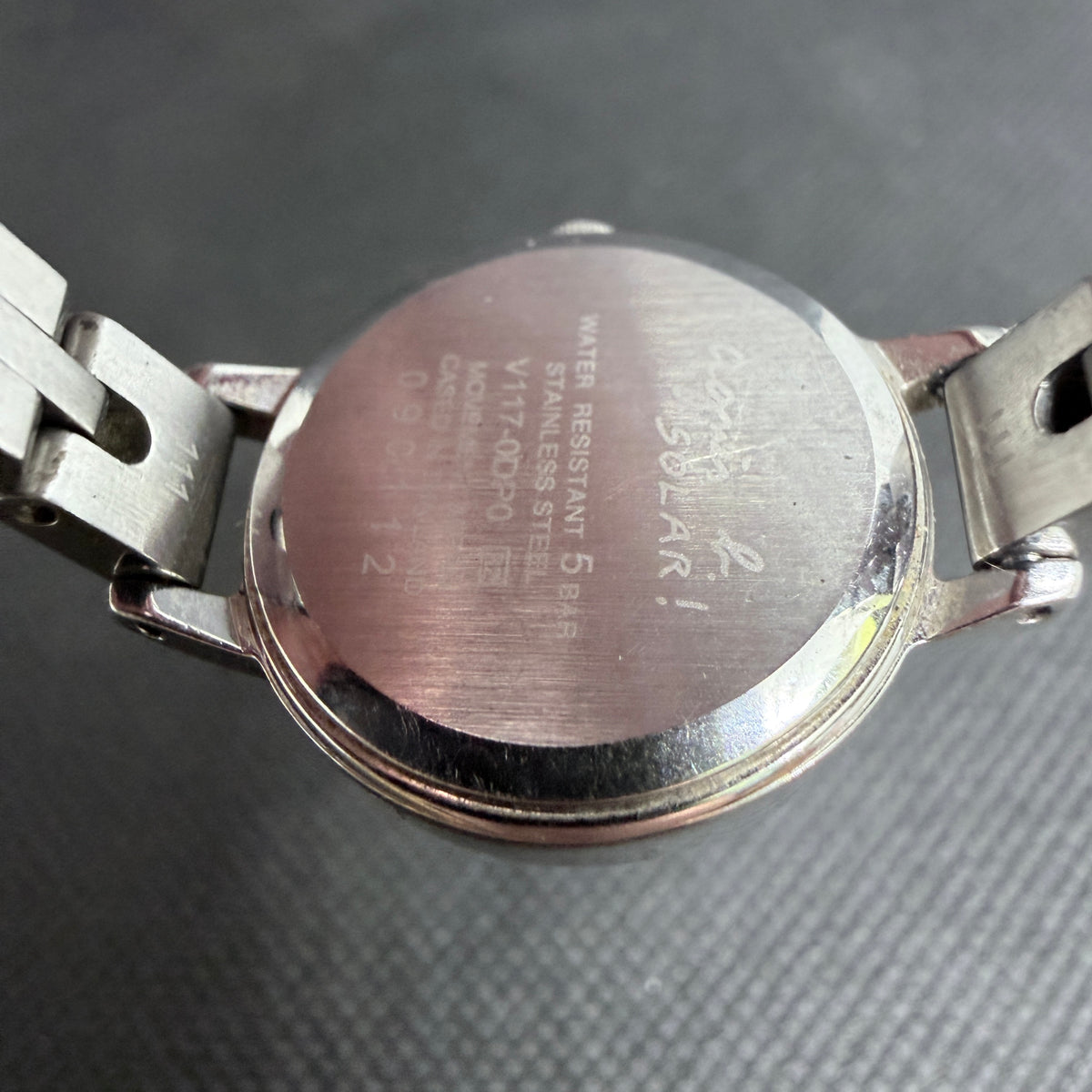 JDM agnès b. Solar Ladies' Dress Watch – by Seiko (Ref. FBSD950)