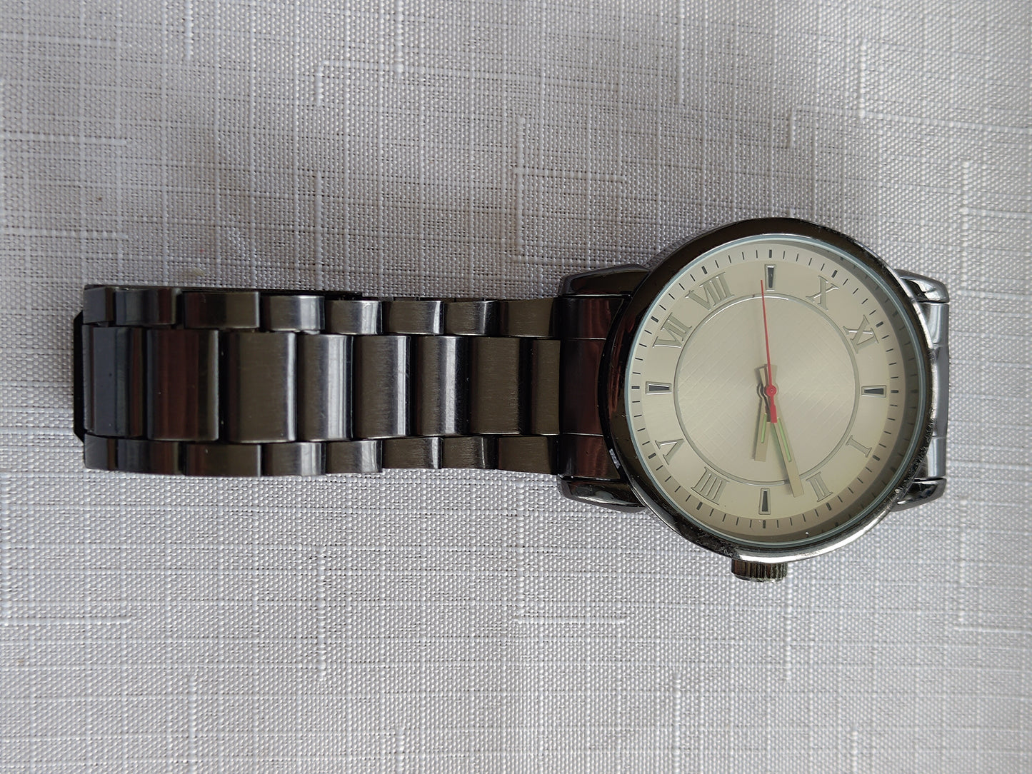 Black Mens Watch 42mm Japan Movement
