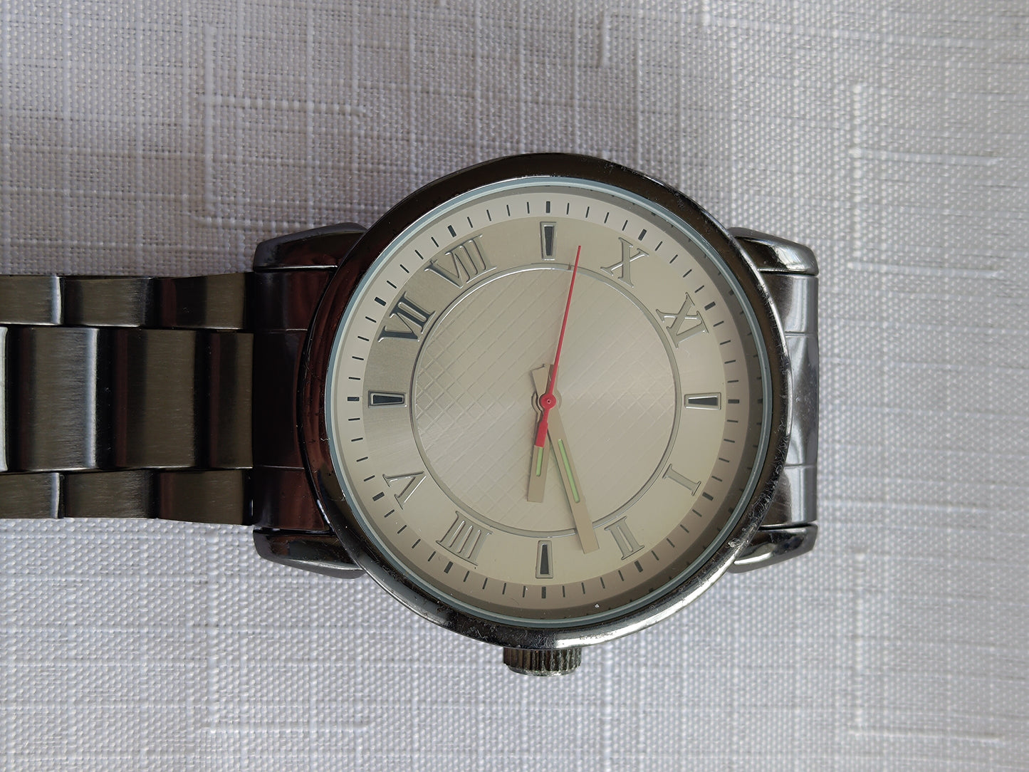Black Mens Watch 42mm Japan Movement