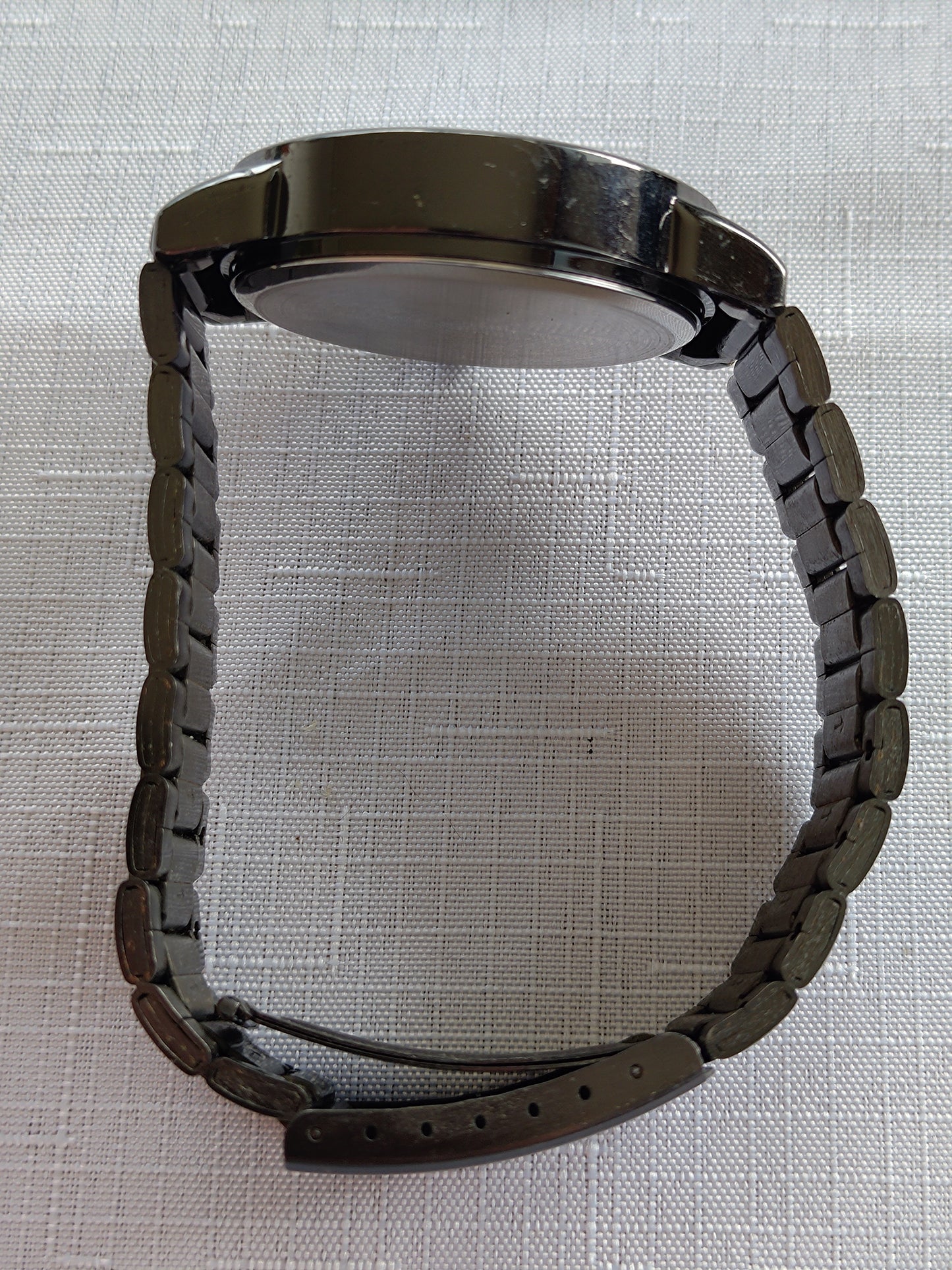 Black Mens Watch 42mm Japan Movement