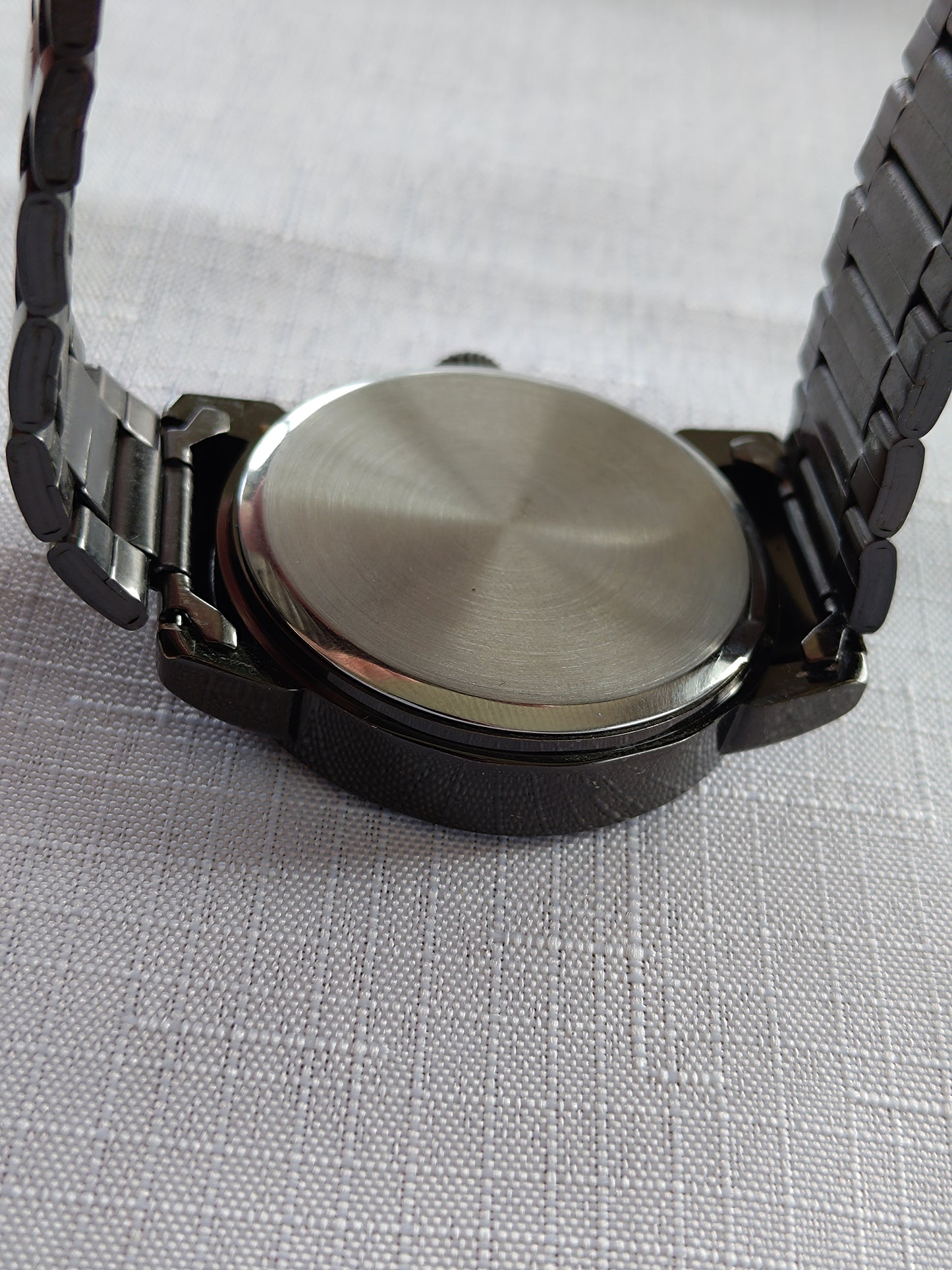 Black Mens Watch 42mm Japan Movement