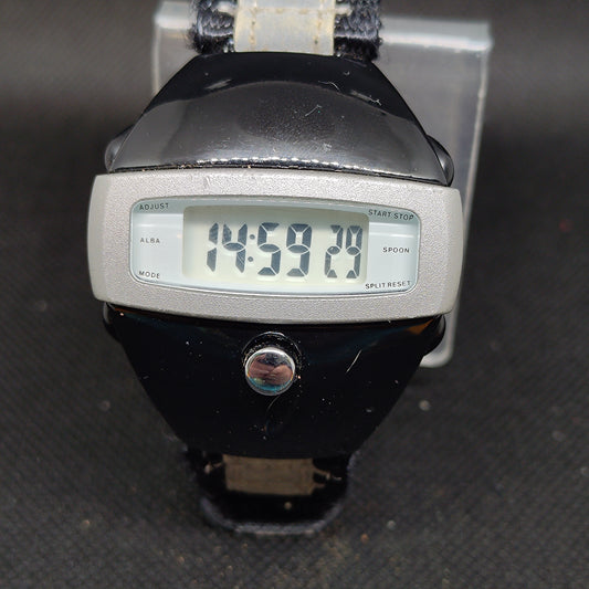 Rare Vintage 1990's Seiko Alba Spoon Digital Watch