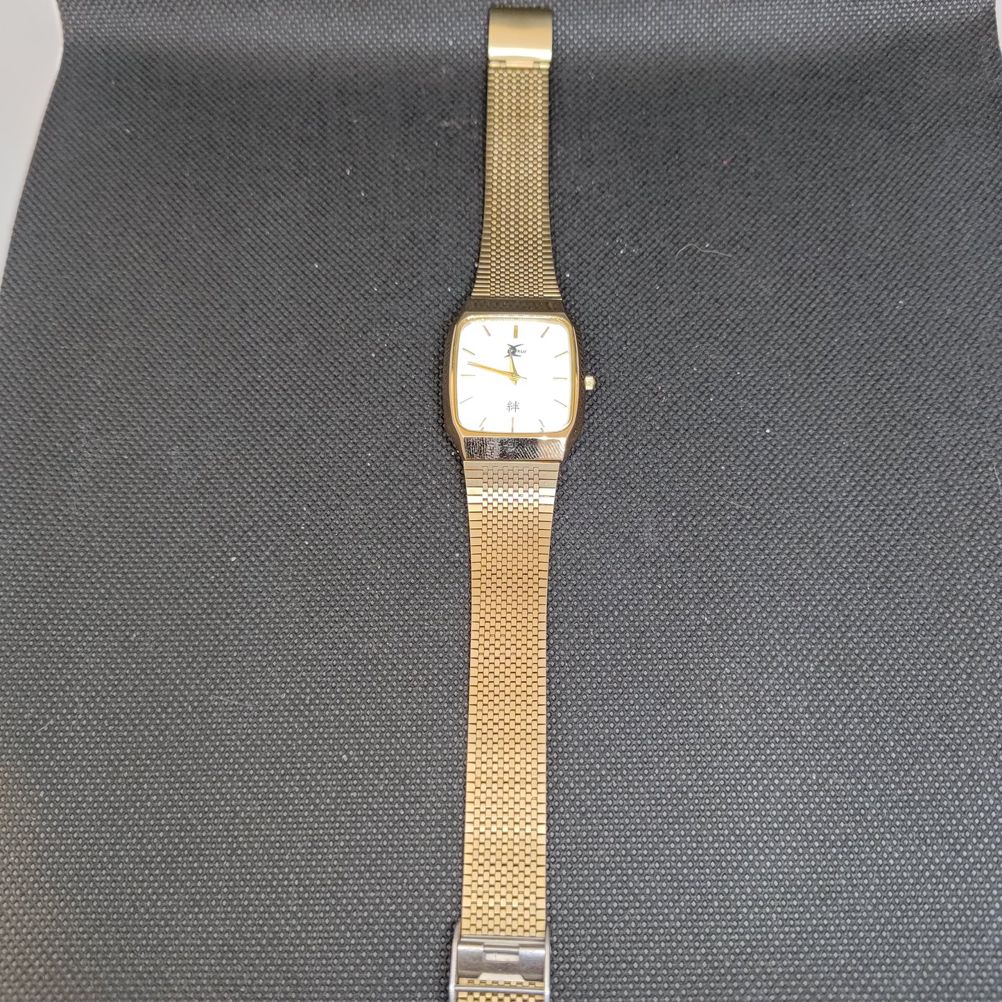 Klu Japan Mens Gold Dress Watch