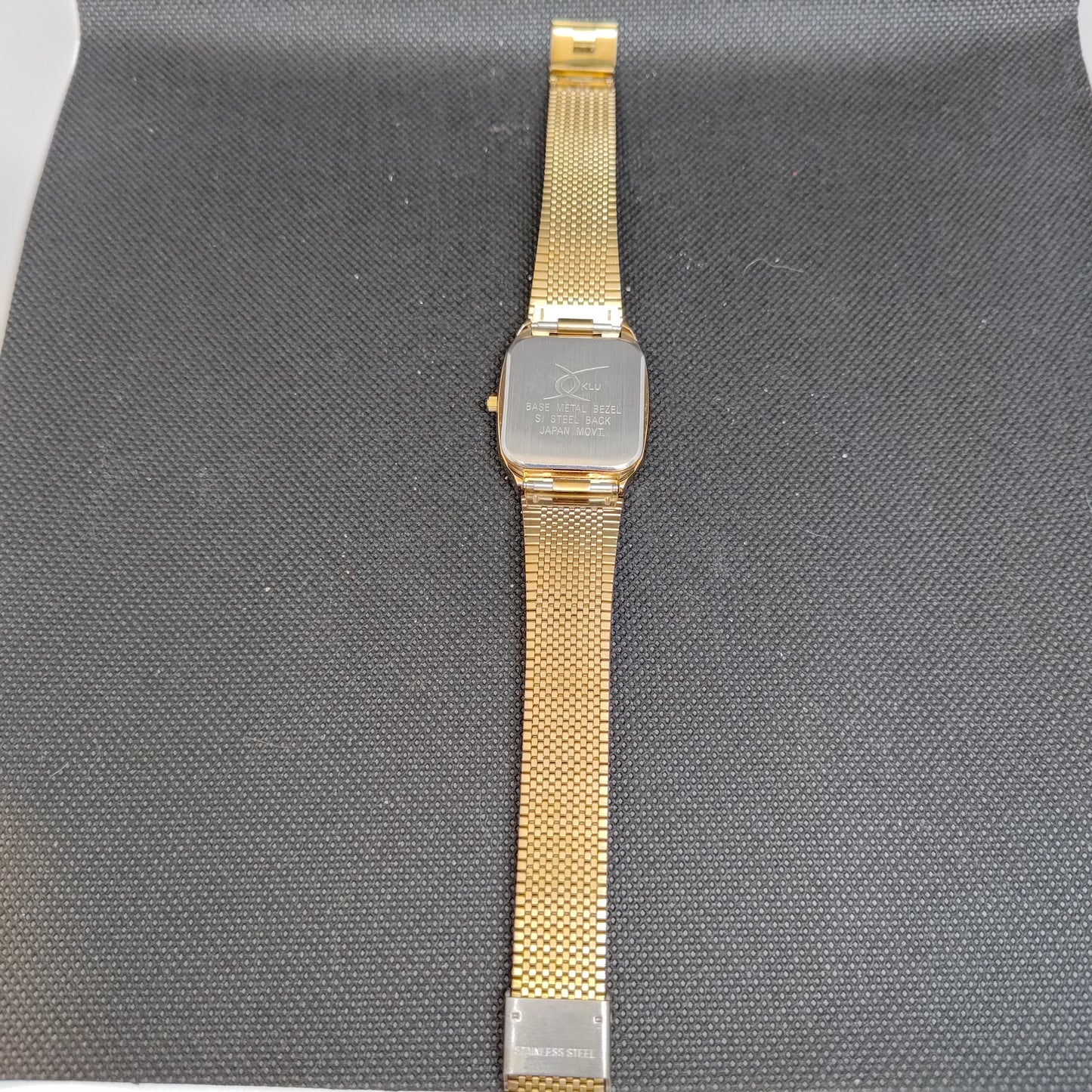 Klu Japan Mens Gold Dress Watch