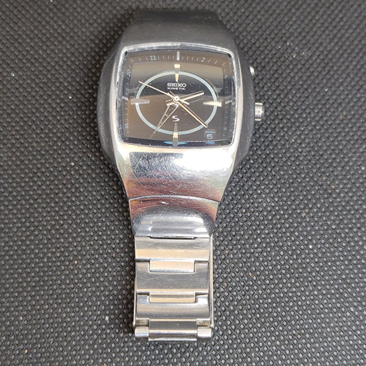 Vintage Seiko Kinetic GMT 5M45-5A00 Oct 1997