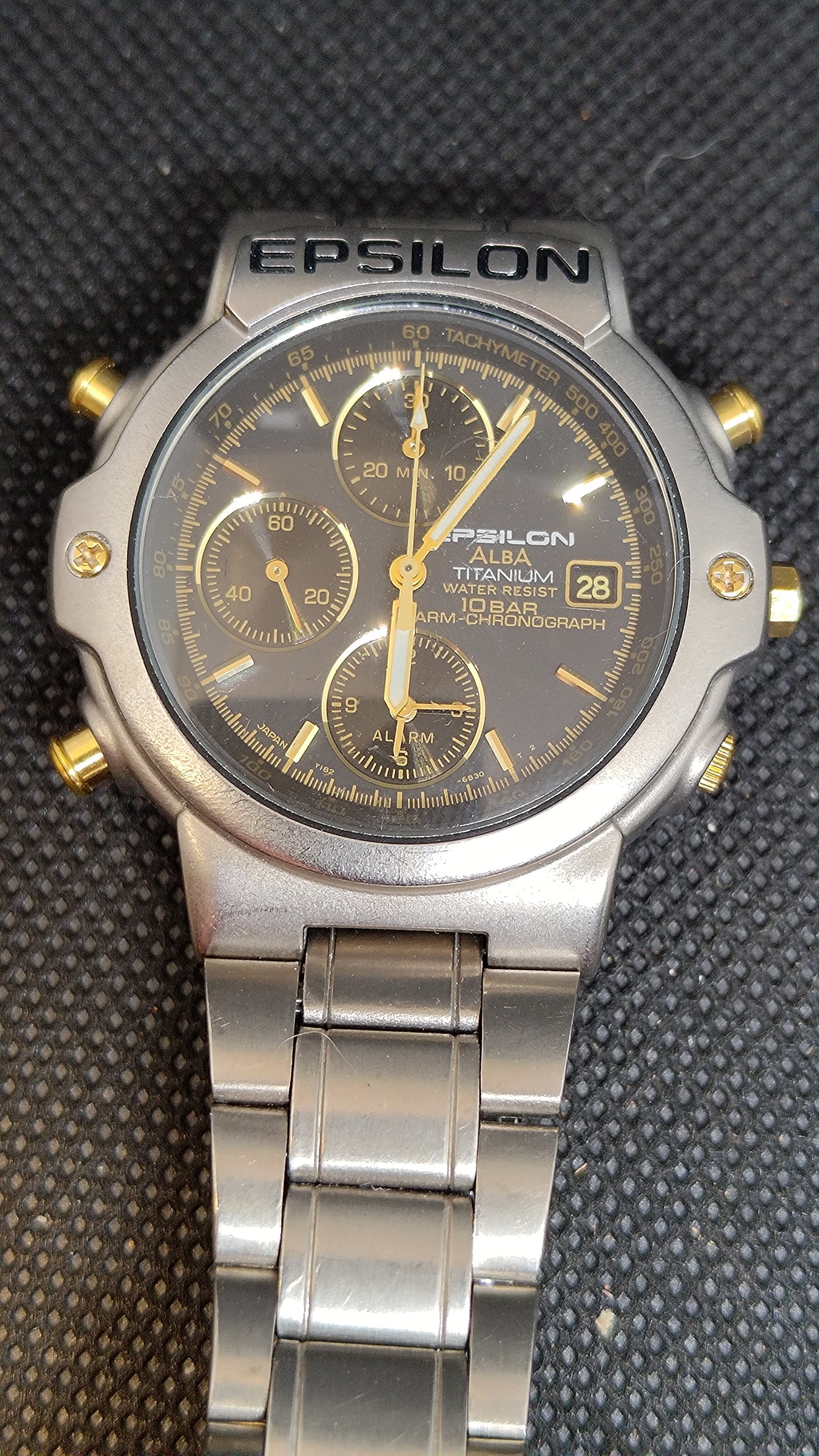 Seiko Alba Epsilon Titanium Chronograph Y182-6A80