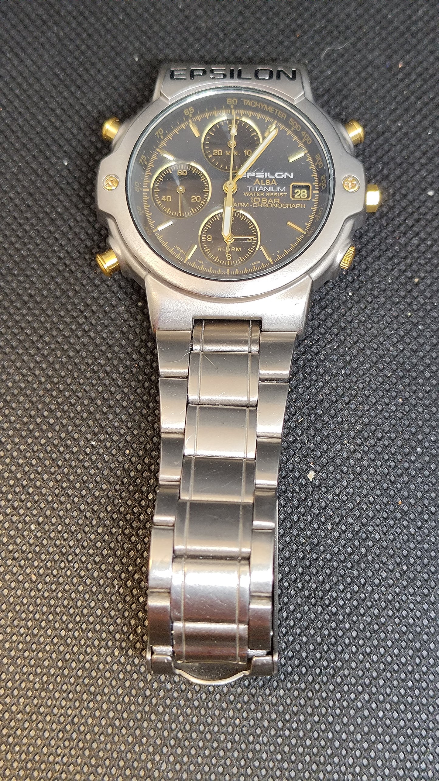 Seiko Alba Epsilon Titanium Chronograph Y182-6A80
