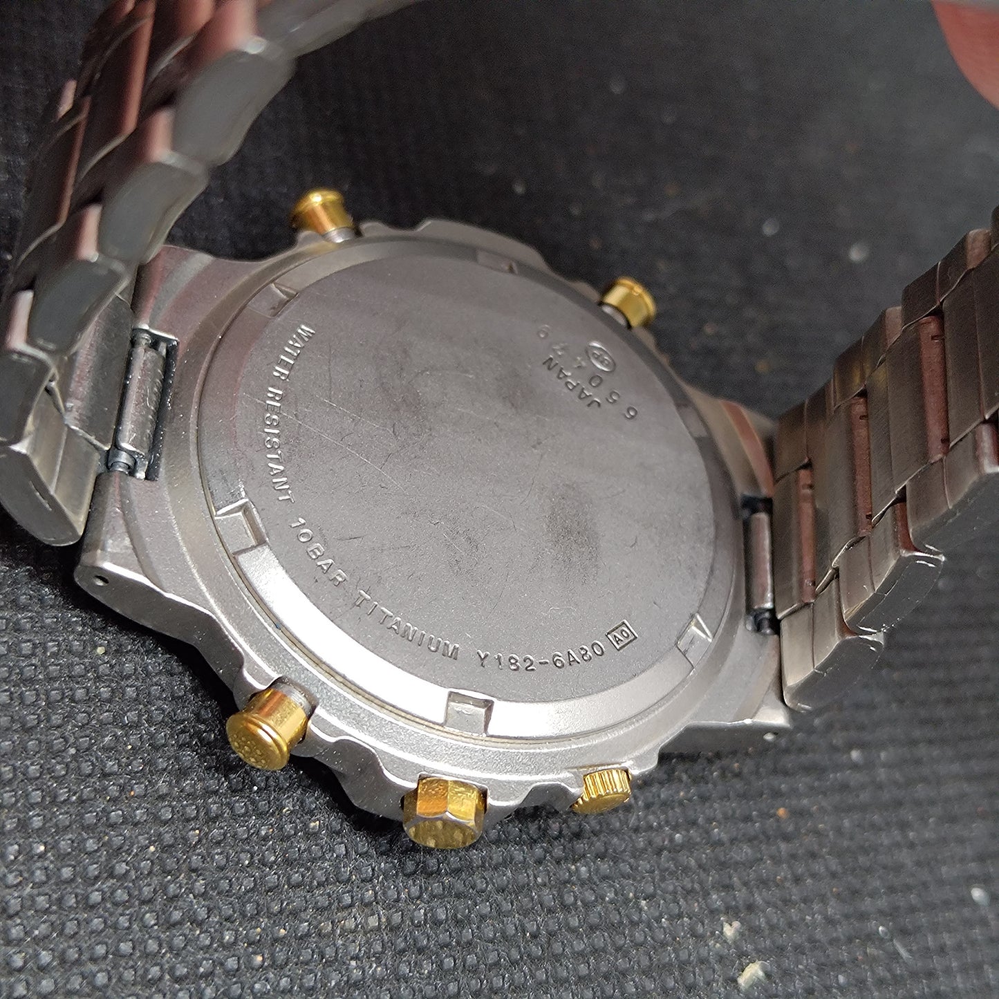Seiko Alba Epsilon Titanium Chronograph Y182-6A80