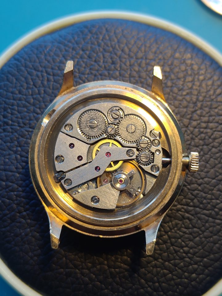 Vintage Slava Moscow Gold plated Mechanical watch