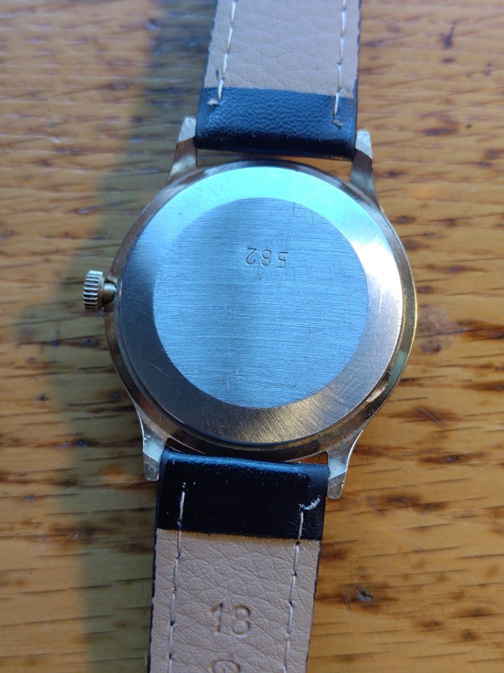 Vintage Slava Moscow Gold plated Mechanical watch