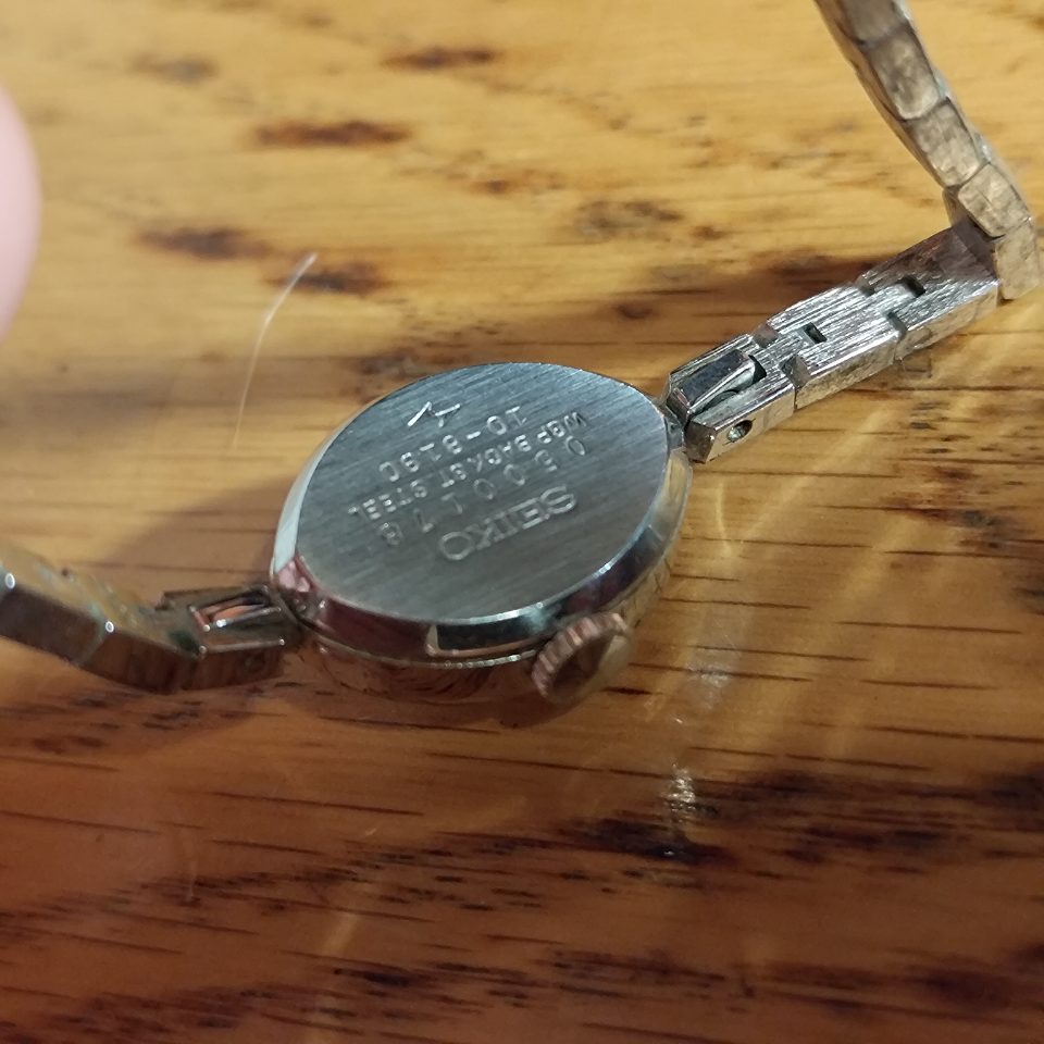 Vintage Seiko Solar Mechanical Ladies Cocktail Watch