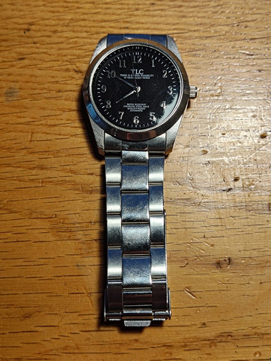 TLC Quartz Men's Watch Black Dial