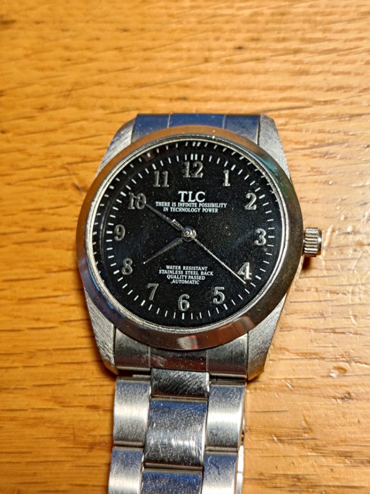 TLC Quartz Men's Watch Black Dial