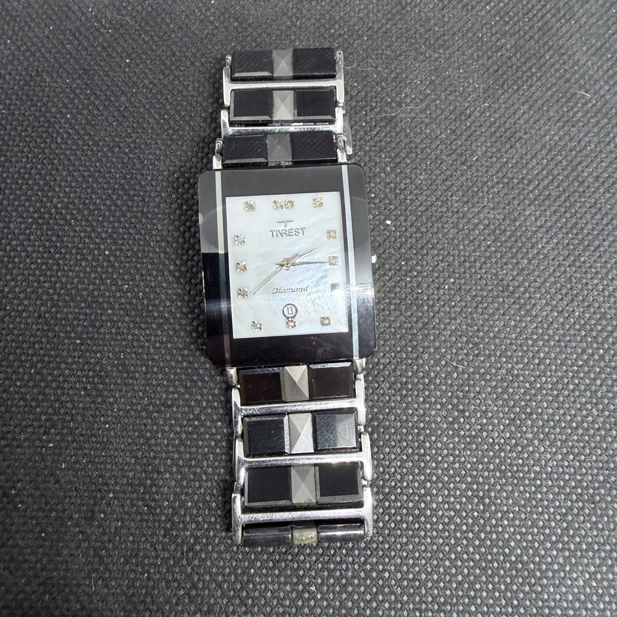 Classic Ti'rest Diamond Dial Quartz Dress Watch – Sapphire Crystal Ref. TR-15802