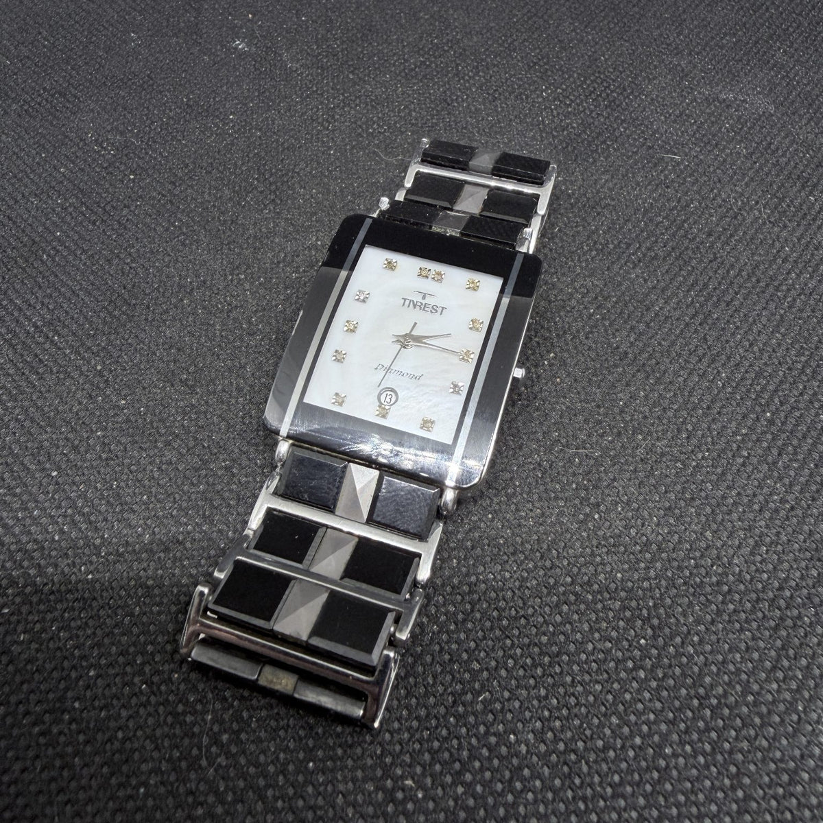 Classic Ti'rest Diamond Dial Quartz Dress Watch – Sapphire Crystal Ref. TR-15802