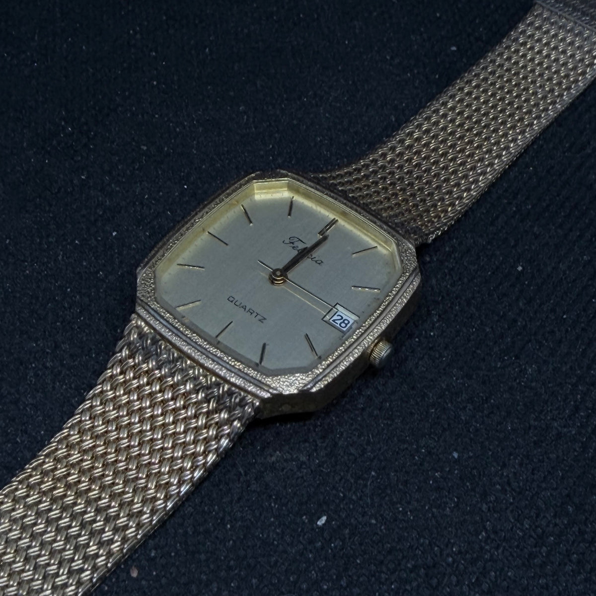 Felicia Gold Tone Dress Watch