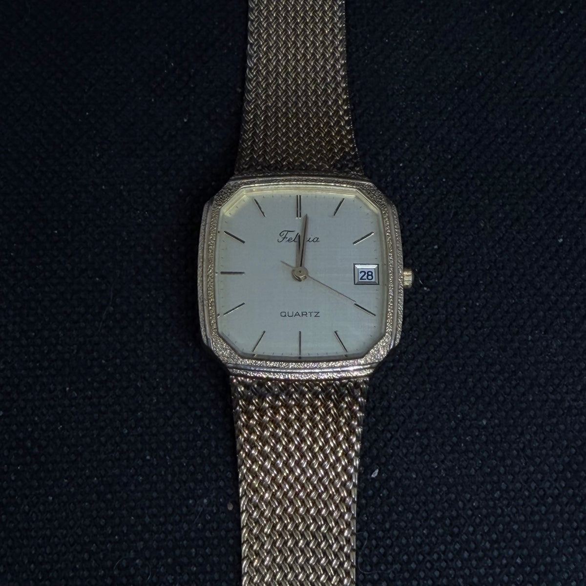 Felicia Gold Tone Dress Watch