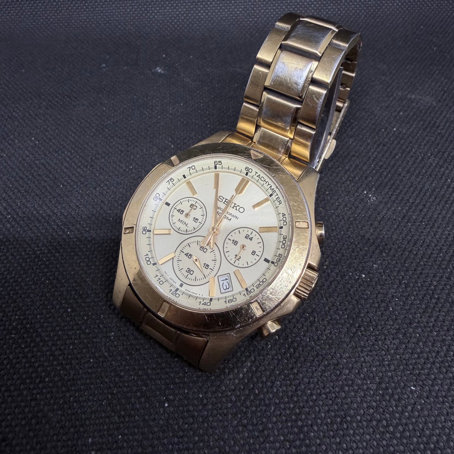 Seiko 6T63-00G0 Men's Chronograph Watch