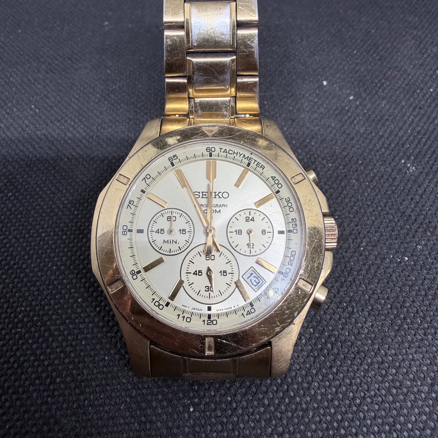 Seiko 6T63-00G0 Men's Chronograph Watch