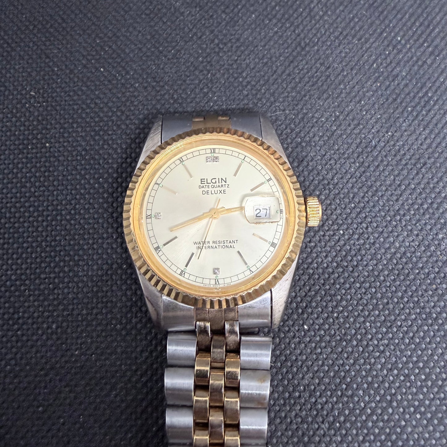 Elgin Deluxe Date Quartz