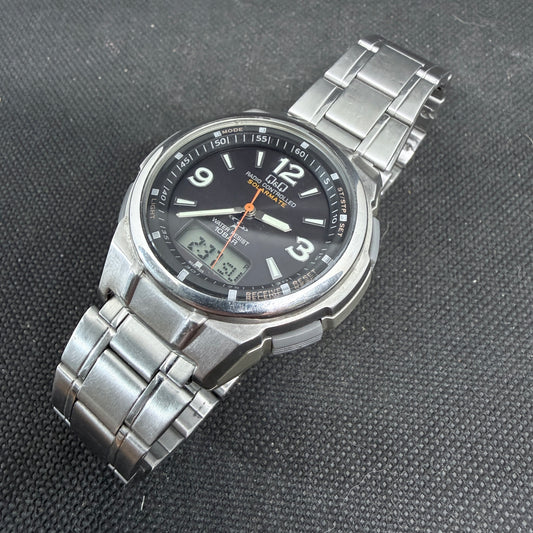 Q&Q by Citizen Men's Solar Ani-Digi Watch