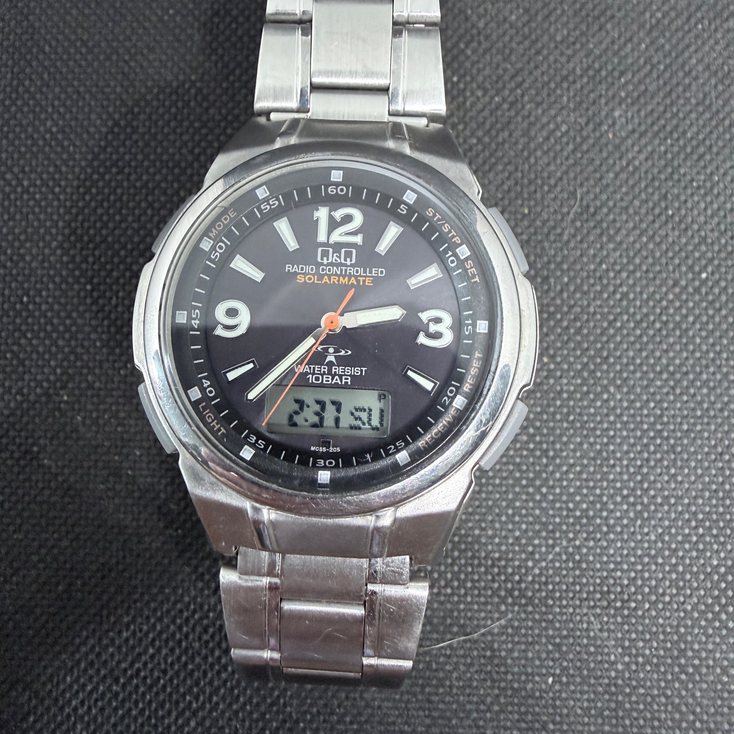 Q&Q by Citizen Men's Solar Ani-Digi Watch
