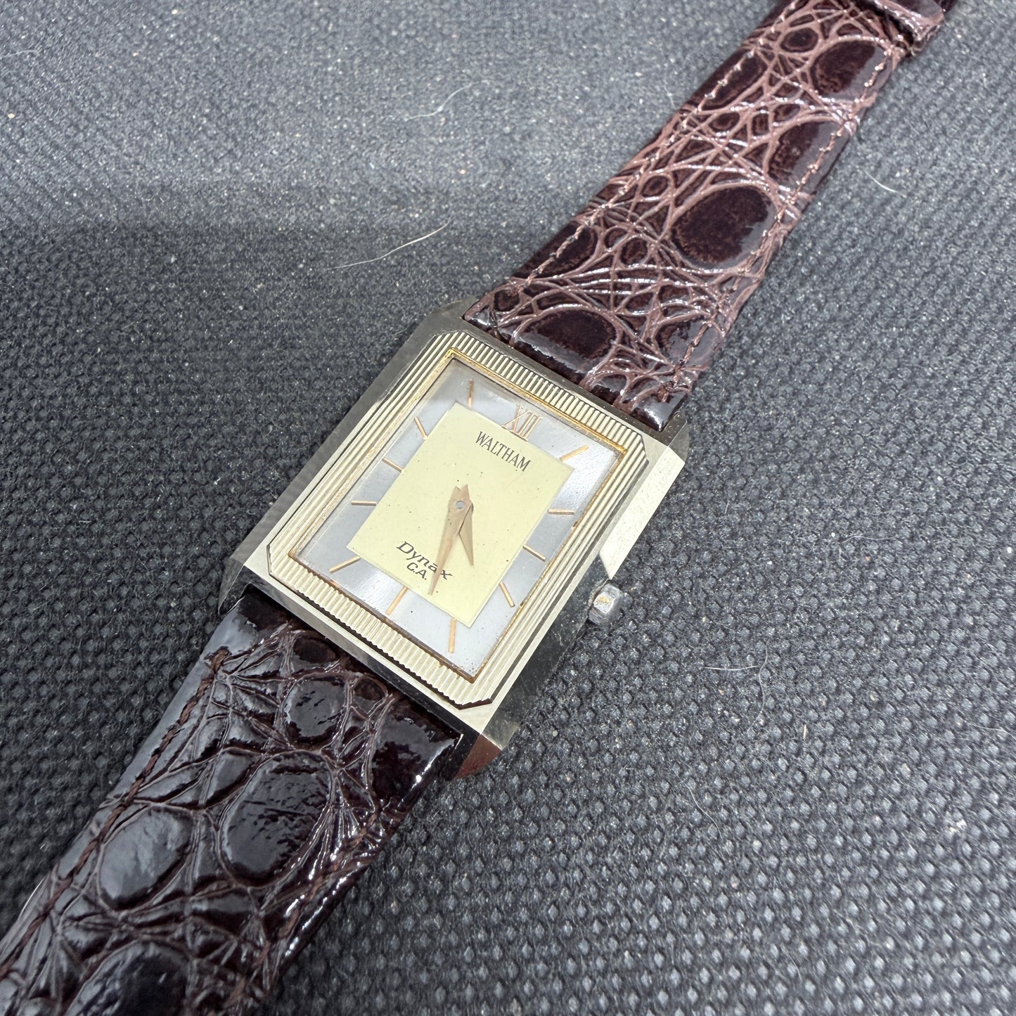 Vintage Waltham Dynax Tank Watch