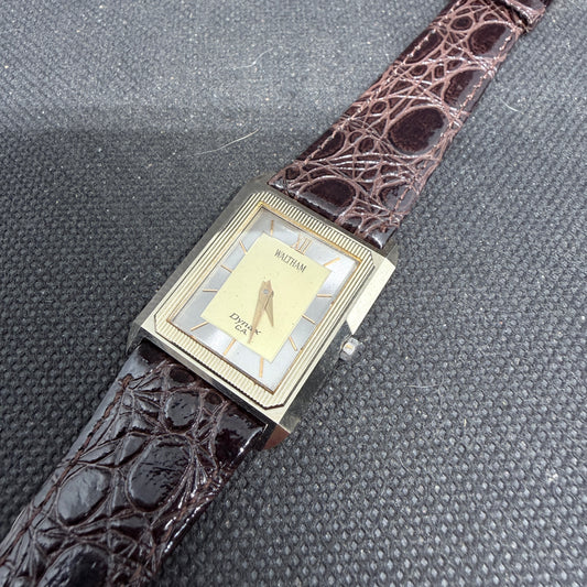 Vintage Waltham Dynax Tank Watch