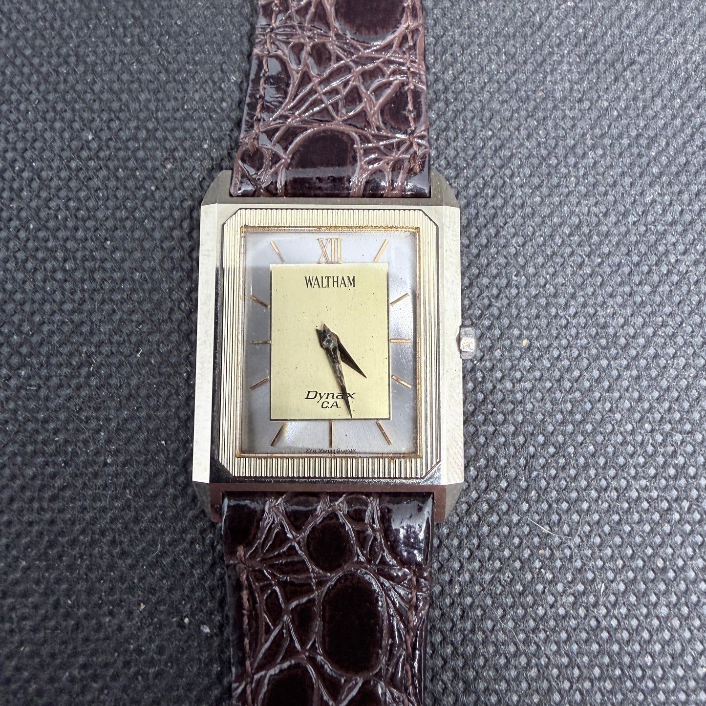 Vintage Waltham Dynax Tank Watch