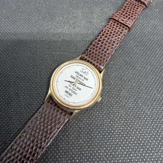 Seiko Alba V515-6074 on Hirsch Leather Strap