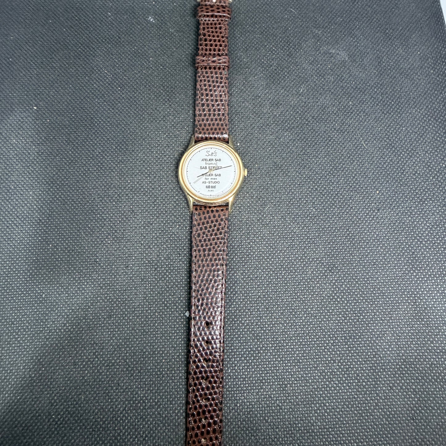 Seiko Alba V515-6074 on Hirsch Leather Strap