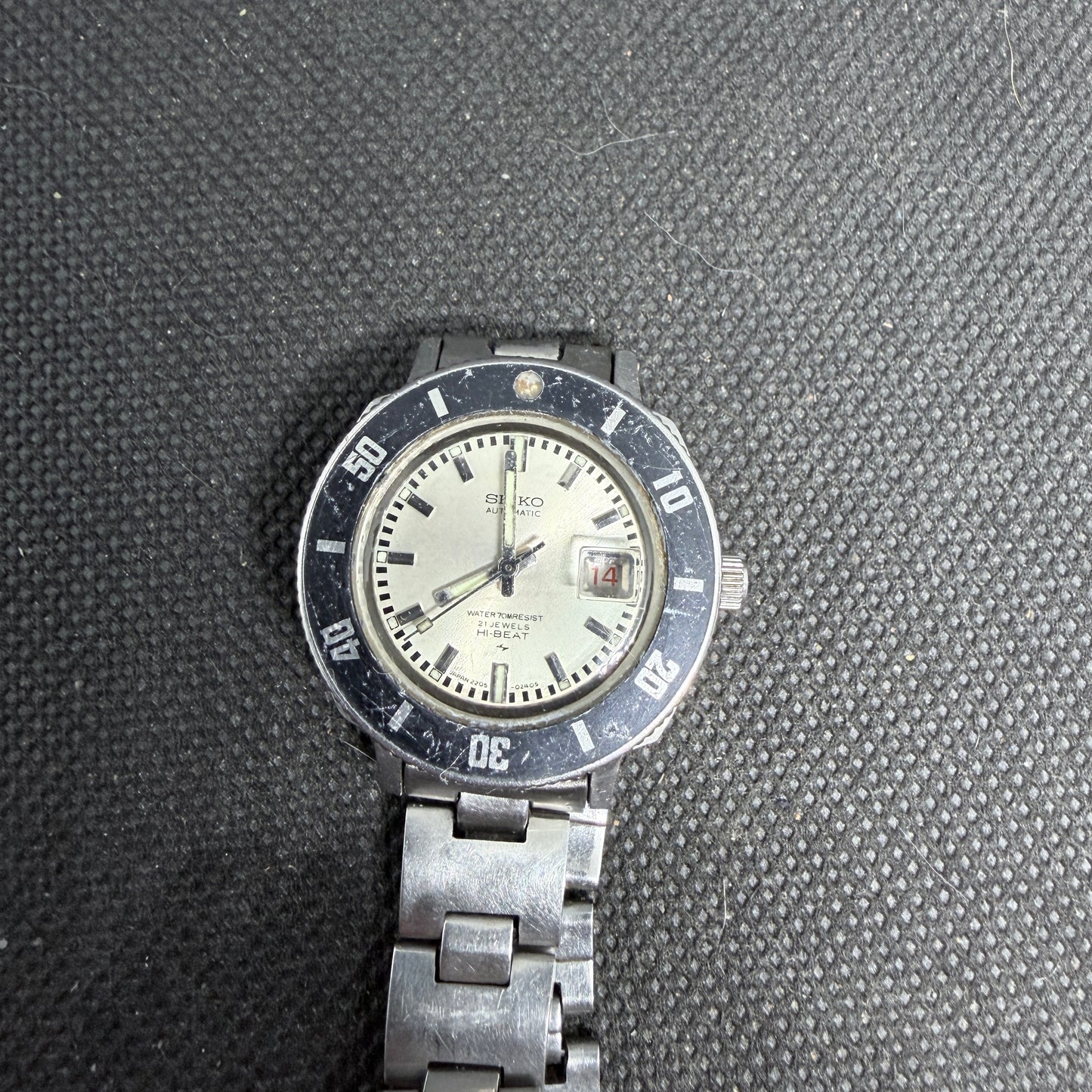 Vintage Seiko Hi-Beat Ladies Dive Watch 2205-0780 Jan 1971
