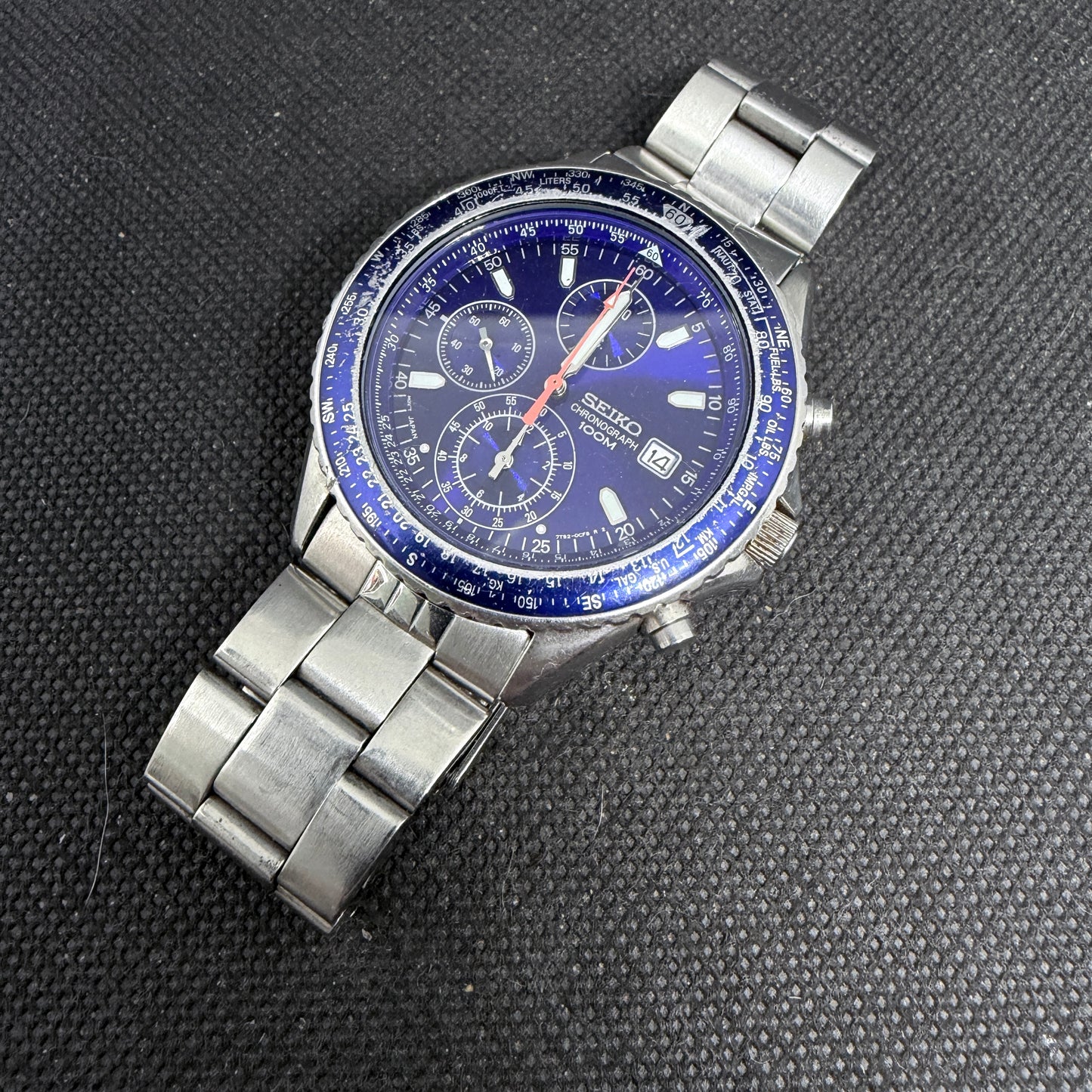 Seiko Flightmaster Chronograph 7T92-0CF0