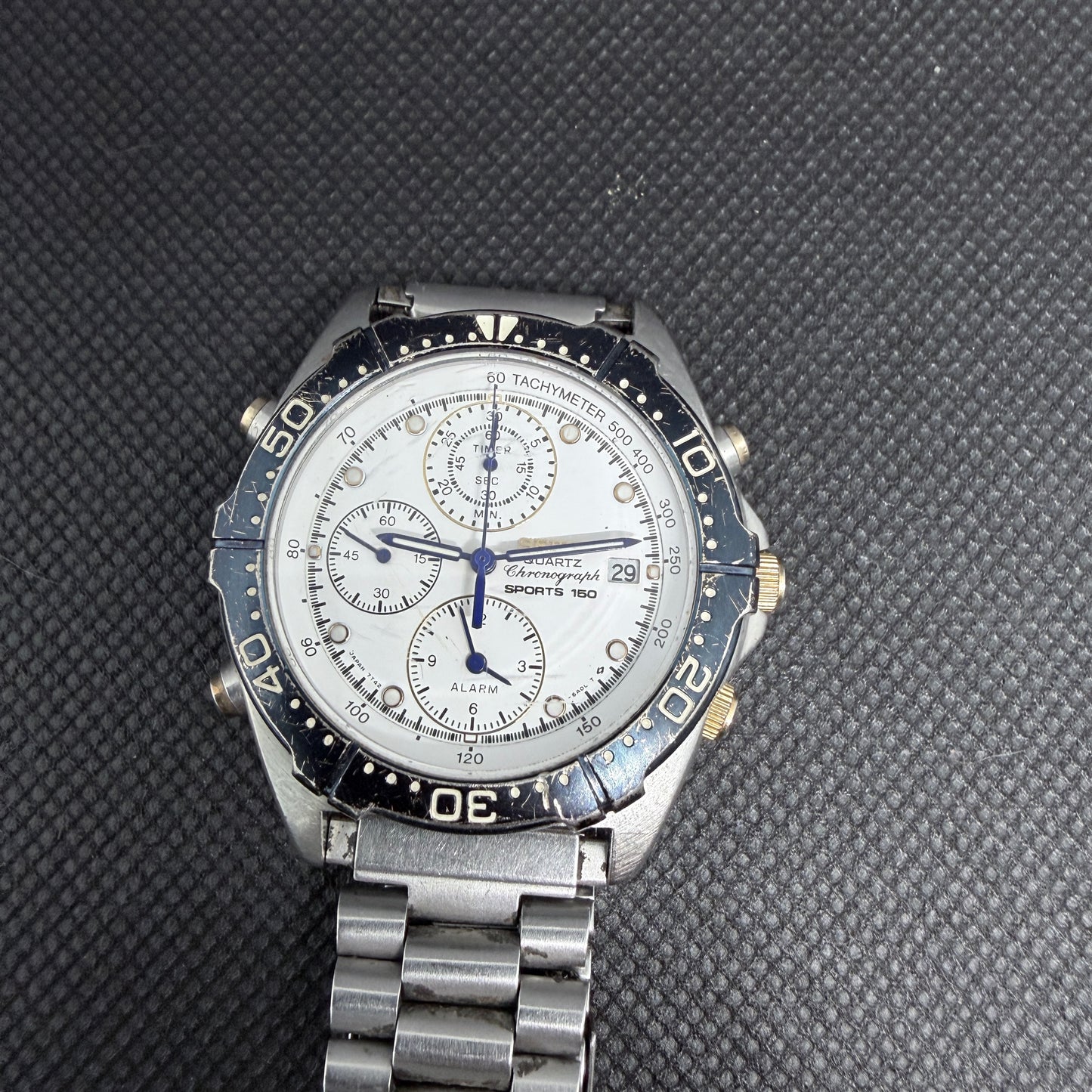 Vintage Seiko Quartz Chronograph 7T42-6A00