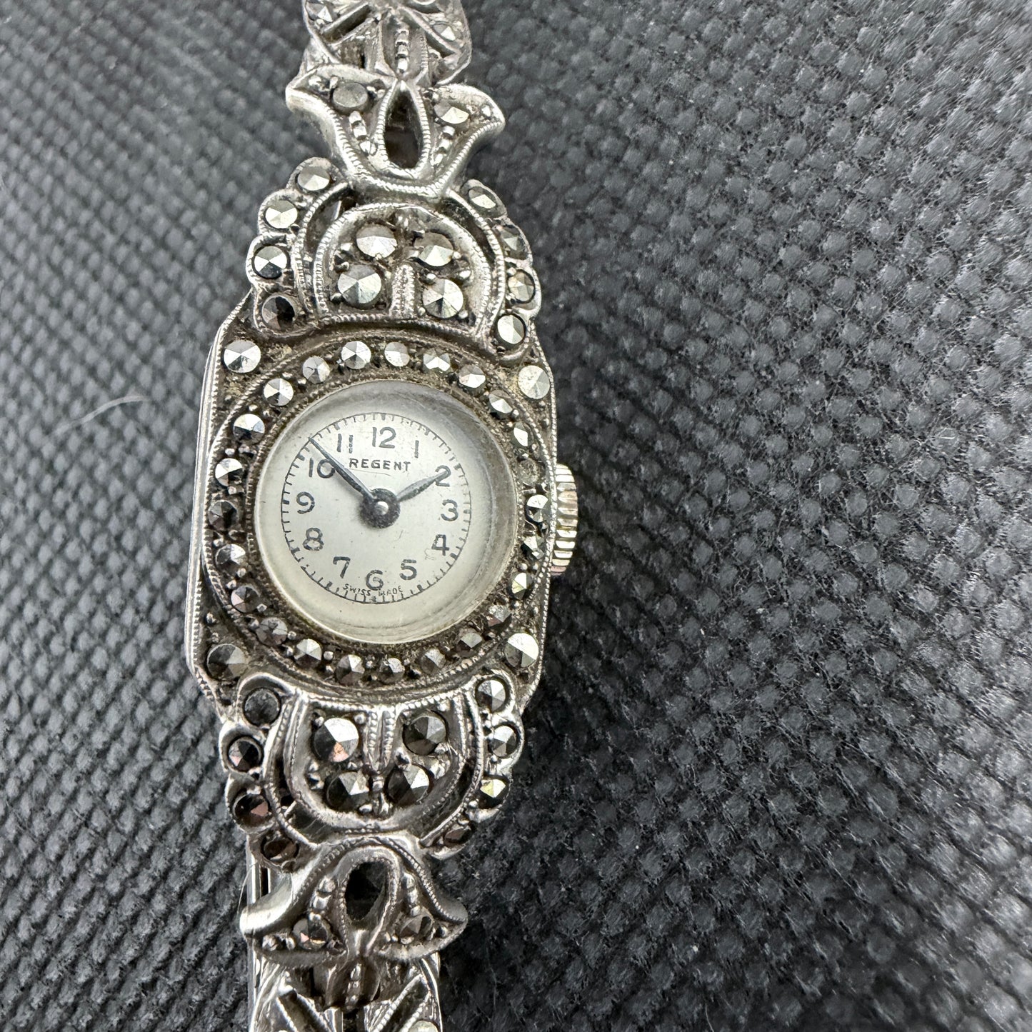 Vintage Ladies 925 Sterling Silver Regent Mechanical Watch