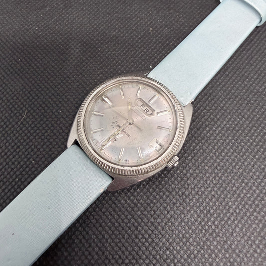 Vintage Men's Citizen Crystal Seven Day Date Automatic Watch