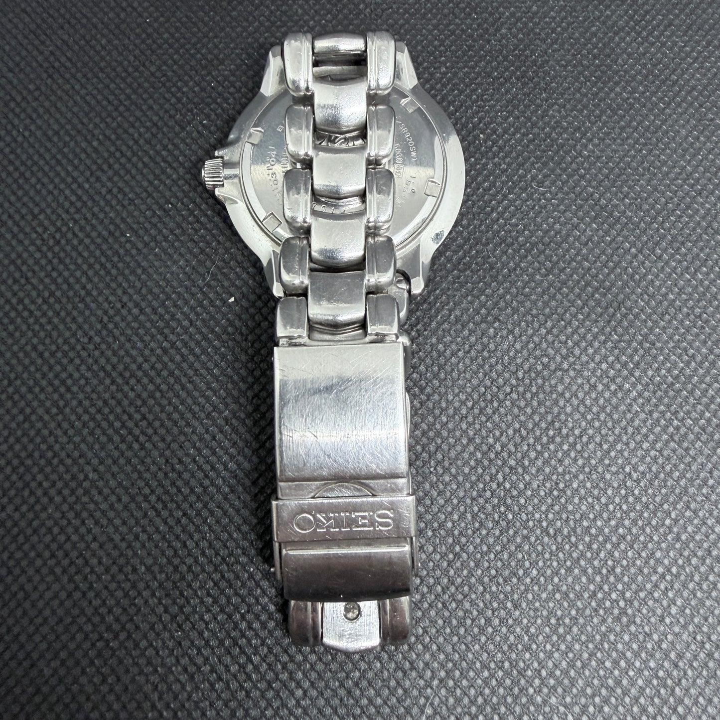 Seiko Scuba Quartz Dive Watch *Black Mother of Pearl Dial*