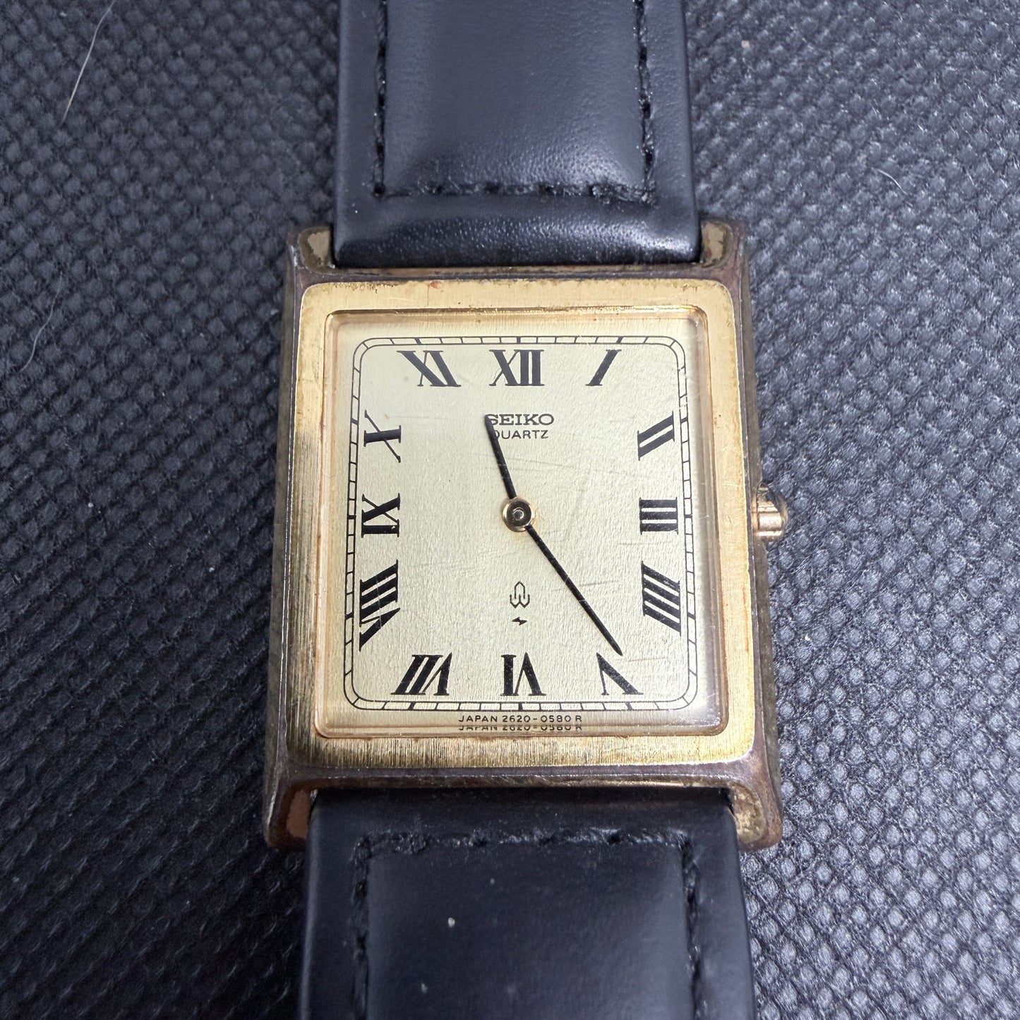 Vintage Quartz Seiko Tank Watch