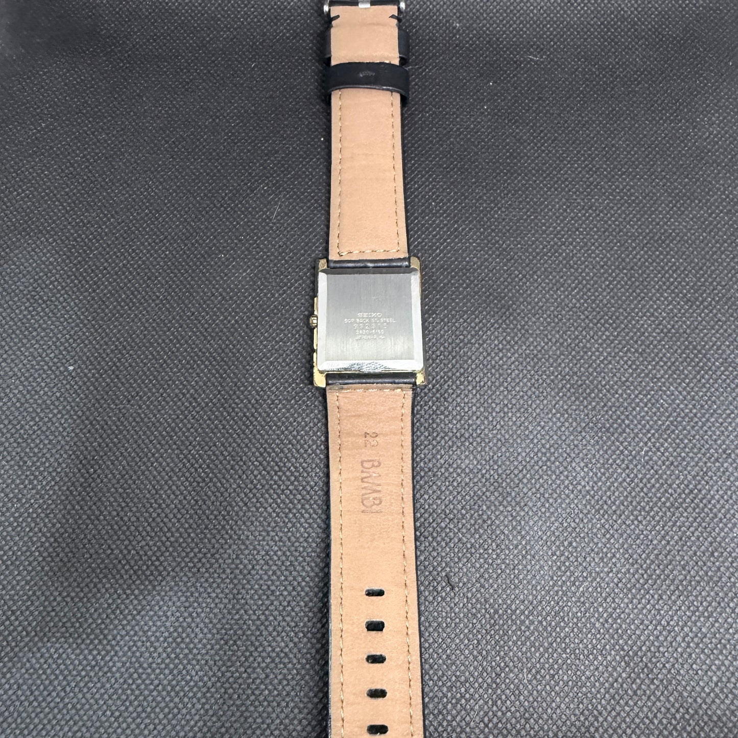 Vintage Quartz Seiko Tank Watch