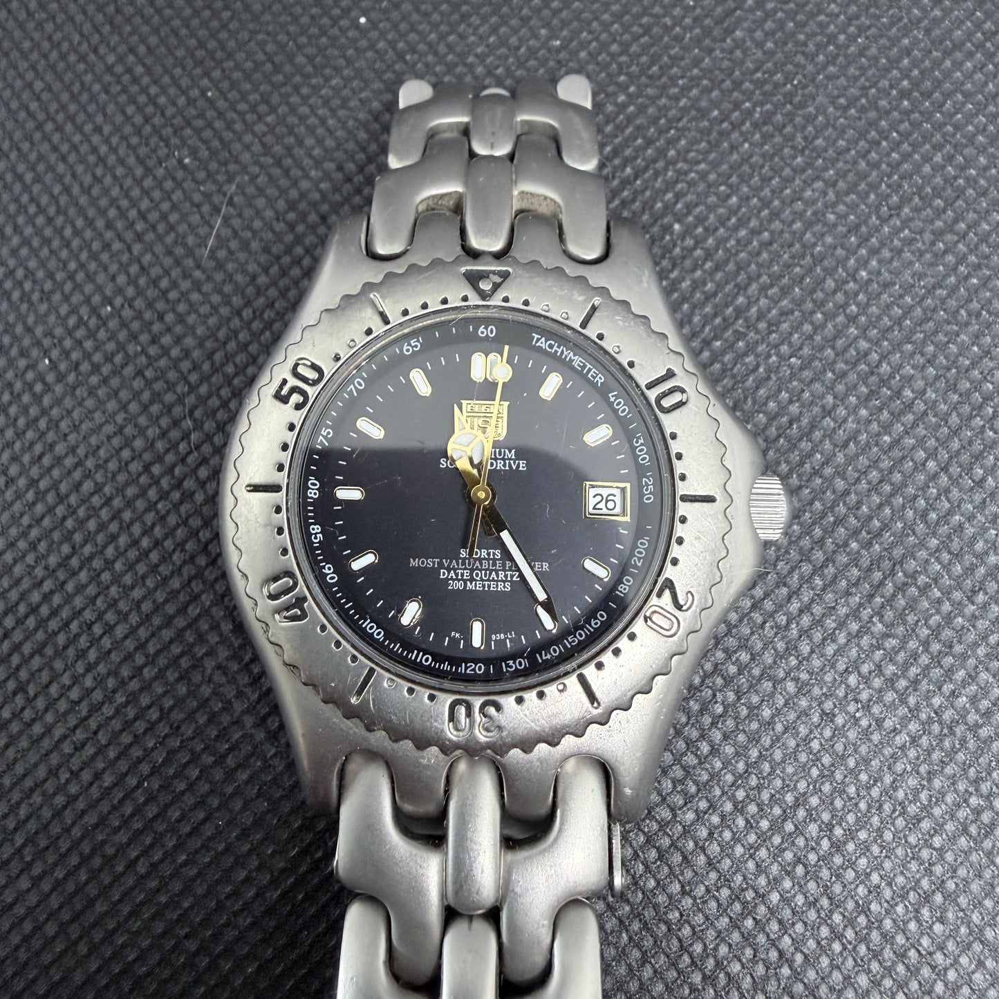 Elgin Titanium FK938TI-LI Solar Watch