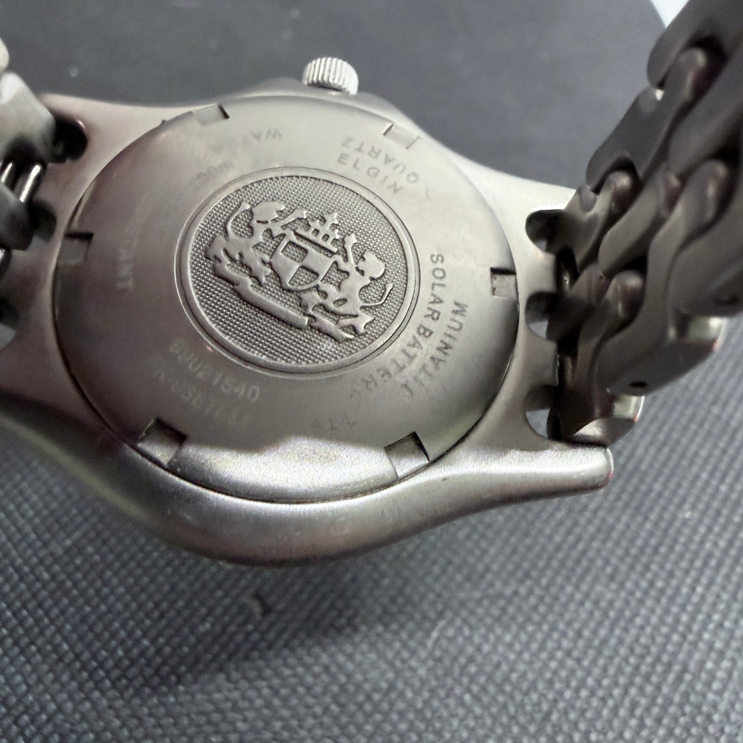 Elgin Titanium FK938TI-LI Solar Watch