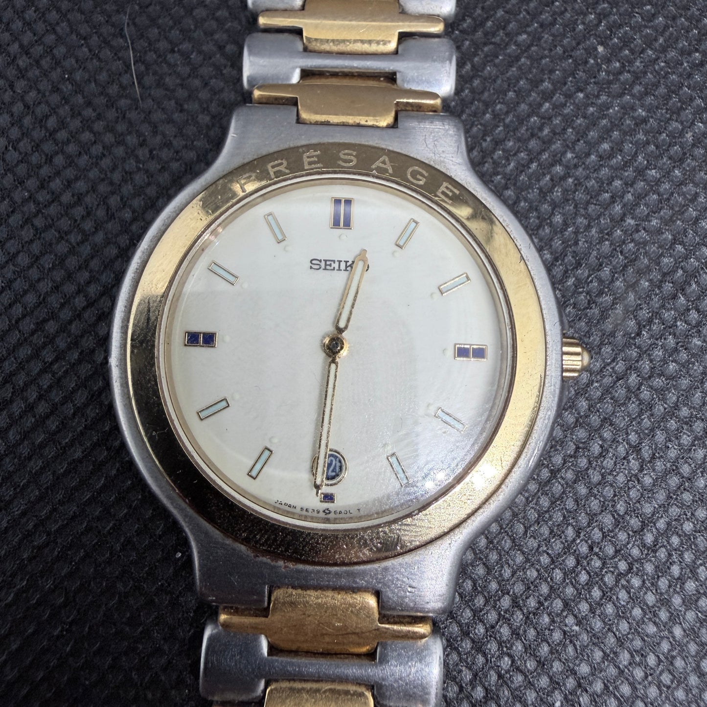 Seiko Presage 2 Tone Quartz Dress Watch