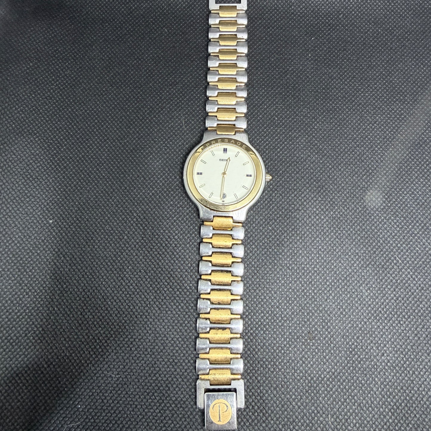 Seiko Presage 2 Tone Quartz Dress Watch