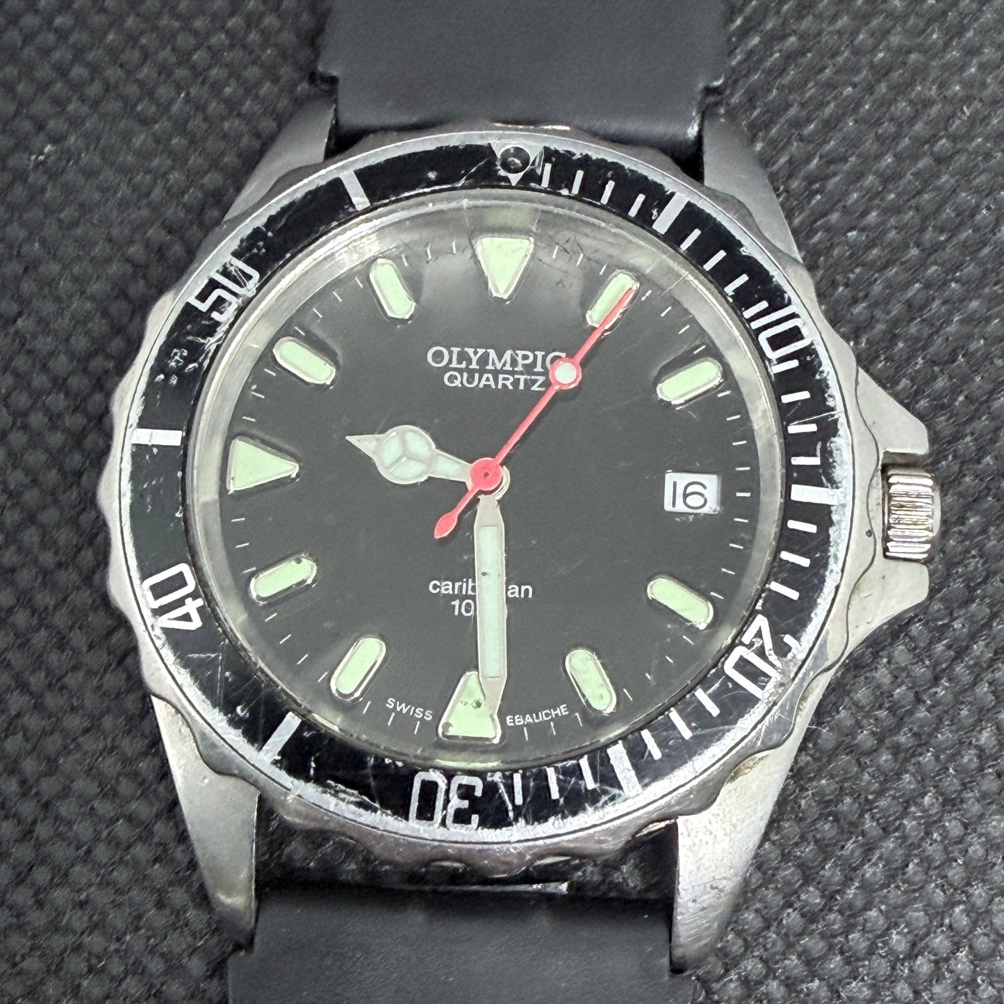 Vintage Olympic Caribbean Quartz Diver