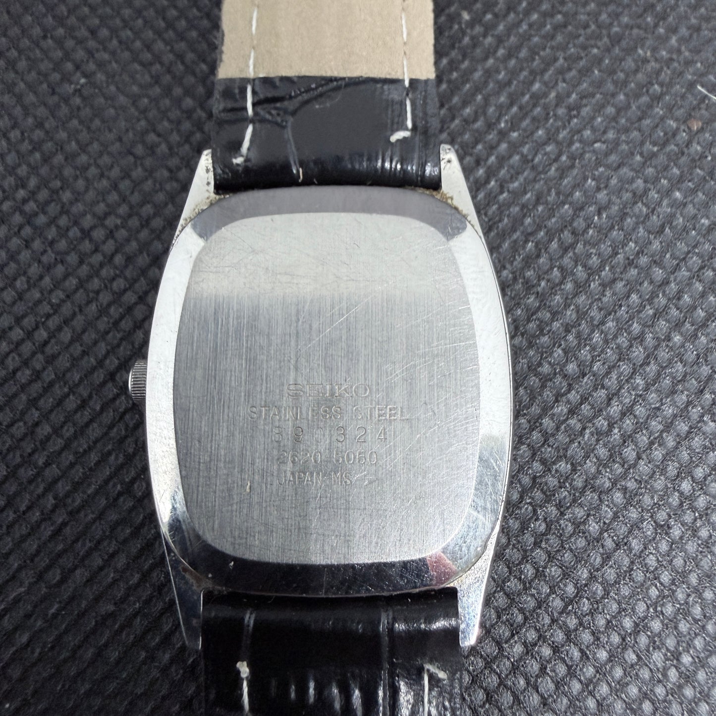 Vintage Seiko Quartz Tank Watch