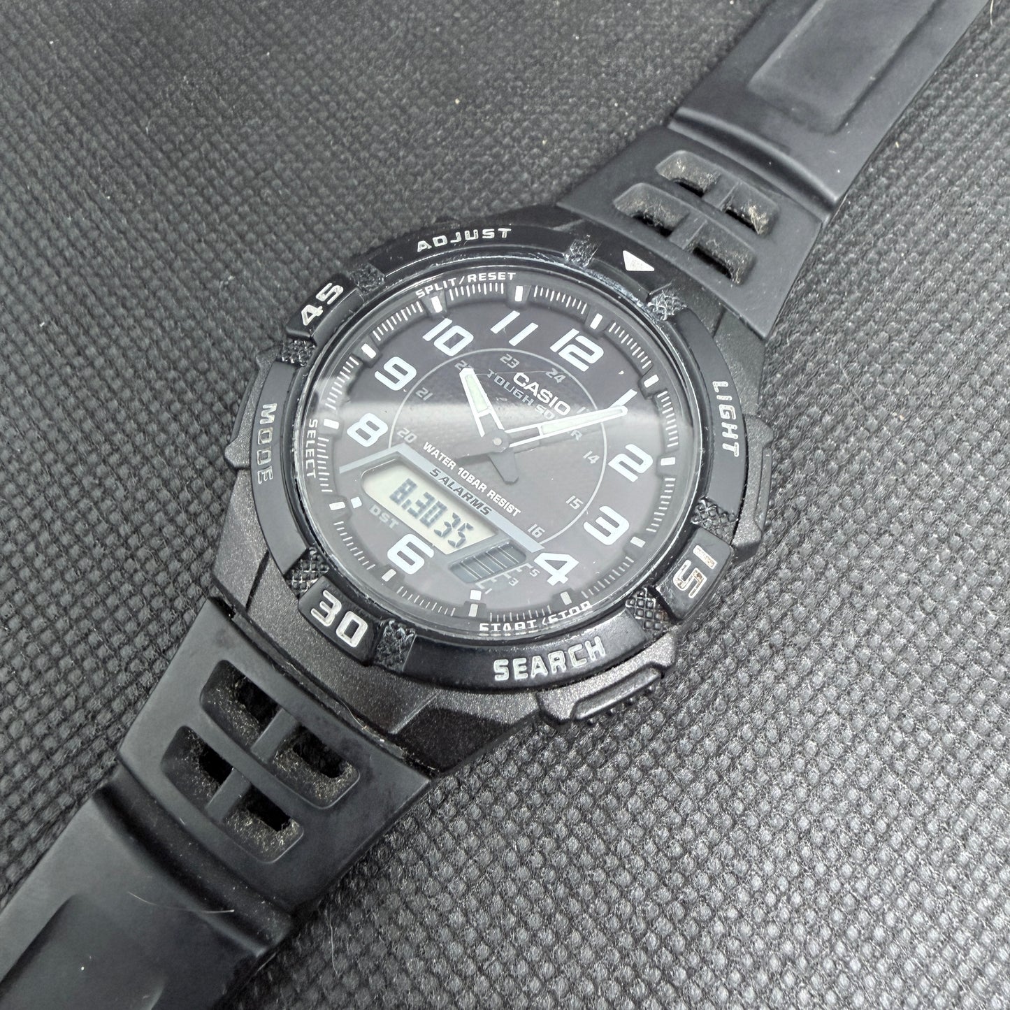 Casio AQ-S800W Tough Solar Analog-Digital Men's Sport Watch