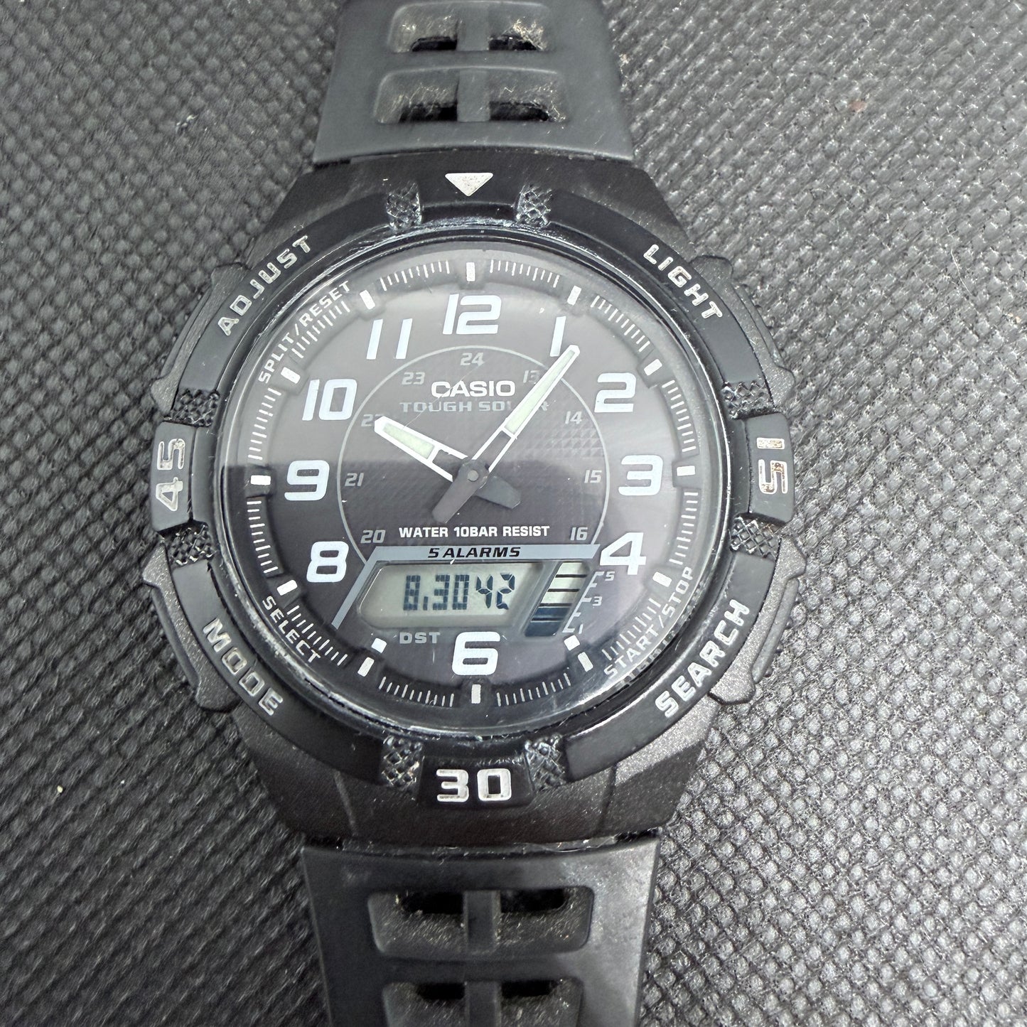 Casio AQ-S800W Tough Solar Analog-Digital Men's Sport Watch