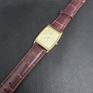 Vintage Seiko Tank Dress Watch (5P31-5170) – Gold Dial